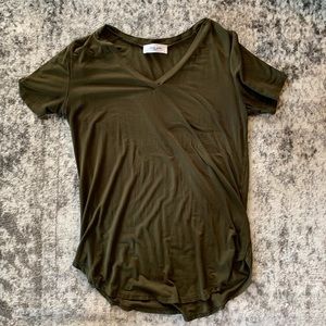 CJ’s Favorite V Neck Tee- Green